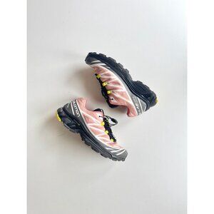 SALOMON XT-6 Blooming Dahlia Pink Sneakers Trail Running Shoes, Size Women's 5
